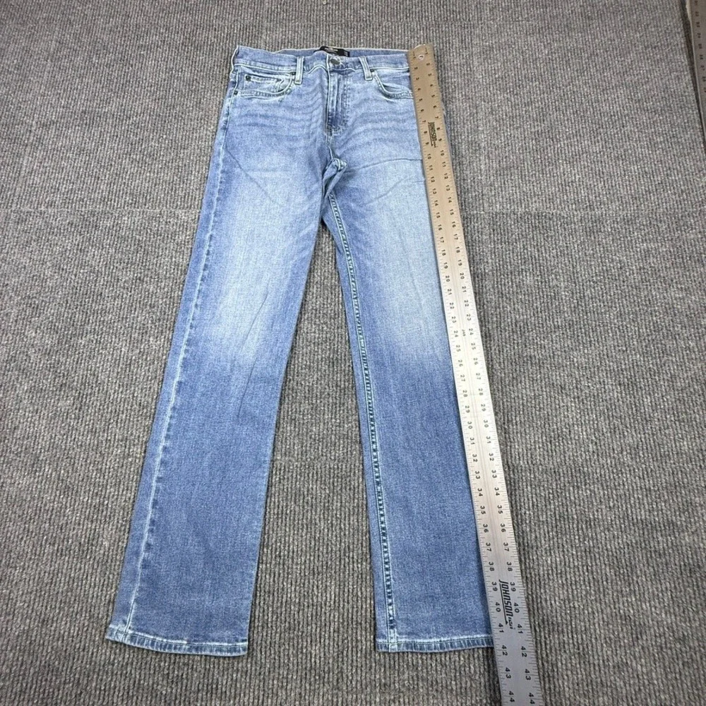 Hollister Epic Flex Straight Leg Jeans Mens 31x34 Light Wash Blue 331D2291